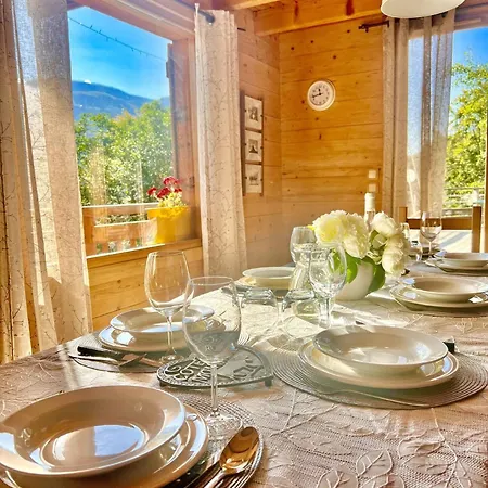 Charming Family For 8 People, With Private Hot Tub Chalet *